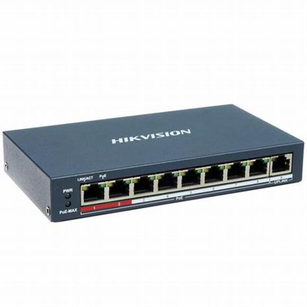 8-Port 100 Mbps Unmanaged PoE Switch جهاز تسجيل فيديو